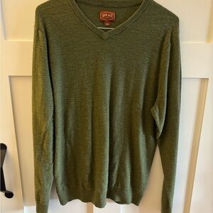 Men's Green Pullover Sweater